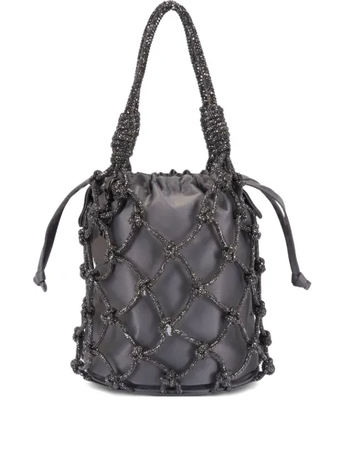 Judith Leiber crystal-embellished shoulder bag Grey H240000EHEMA