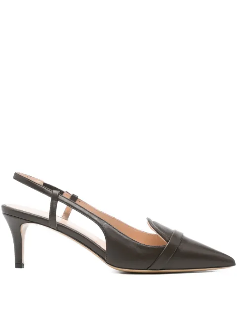 P.A.R.O.S.H. slingback pointed-toe pumps Brown CURLYSHOED070288