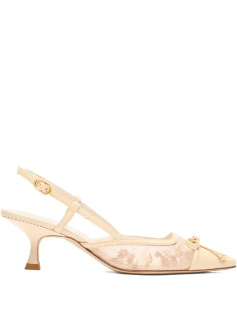 Stuart Weitzman 50mm Kitty pumps Neutrals SK651ROE
