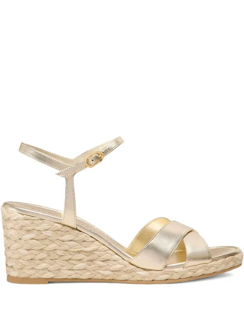 Stuart Weitzman Dayna espadrilles Gold SK994LQJ