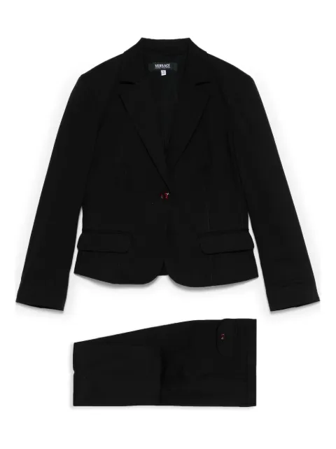 Versace Pre-Owned 2000s cotton-blend suit Black VE490QO
