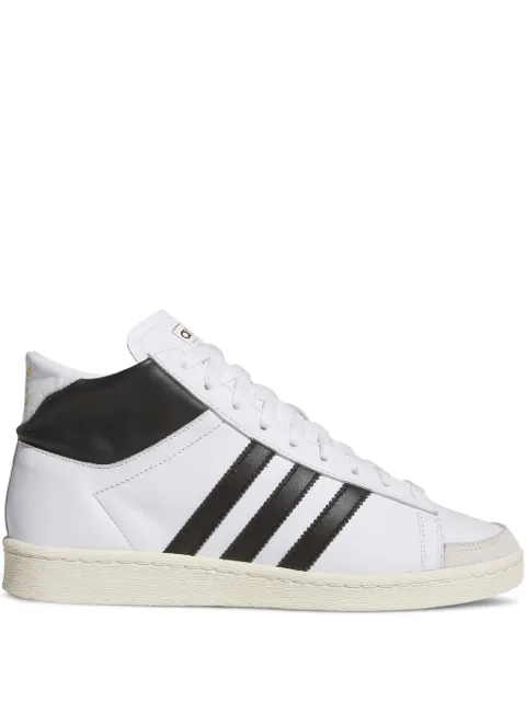 adidas Jabbar high-top leather sneakers White JI3445