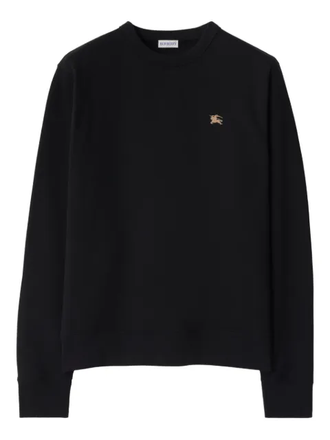 Burberry Knight stamp cotton sweatshirt Black 8111026