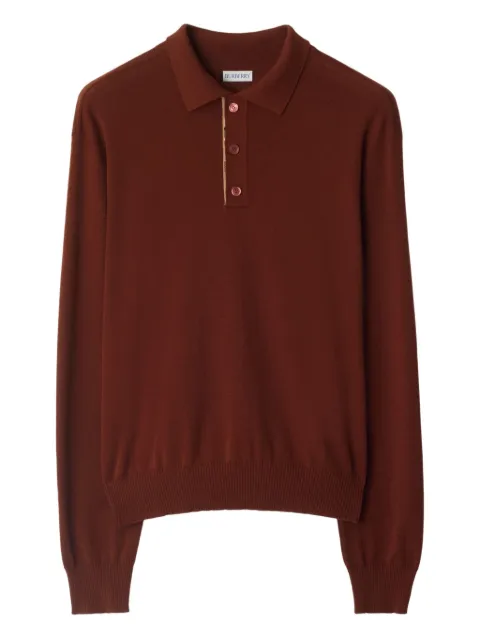 Burberry wool polo shirt Brown 8112145