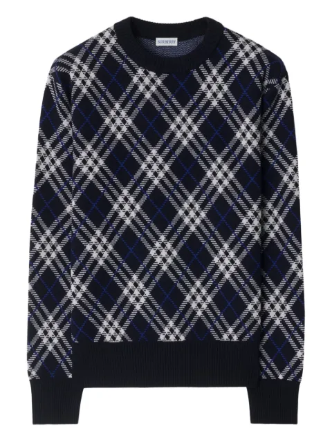 Burberry checked sweater Blue 8110614
