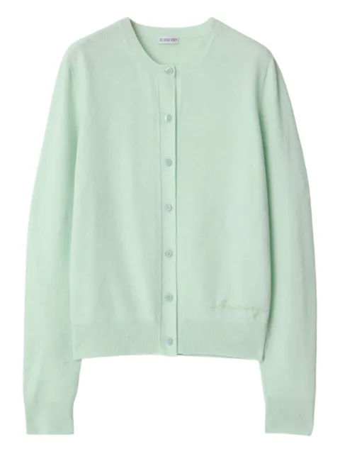Burberry button-up cardigan Green 8102266