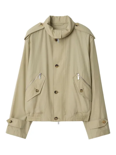 Burberry high-neck jacket Neutrals 8113039