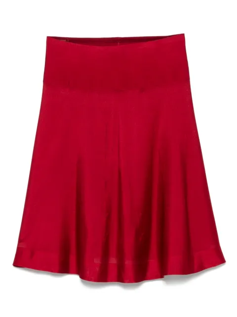 Alaïa Pre-Owned 2010s jersey mini skirt Red HOLAALA117