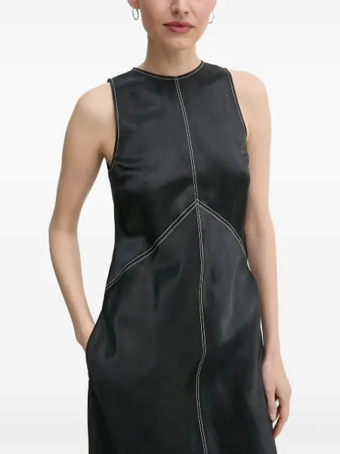 Day Birger Et Mikkelsen sleeveless contrast-stitch maxi dress Black DAY65243650