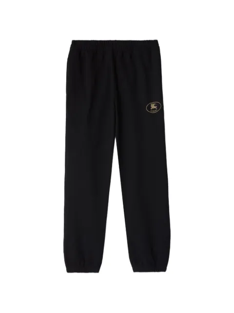 Burberry Knight-stamp cotton track pants Black 8111012