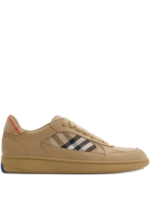 Burberry leather and Check Terrace sneakers​ Neutrals 8110809