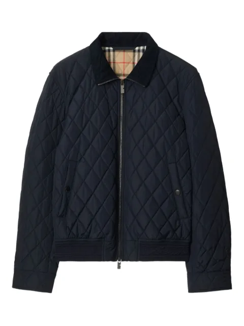 Burberry quilted bomber jacket Blue 8110186