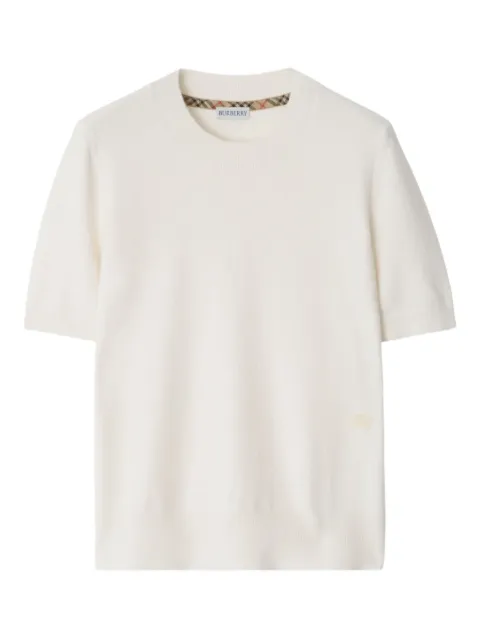 Burberry EKD knitted T-shirt White 8113321