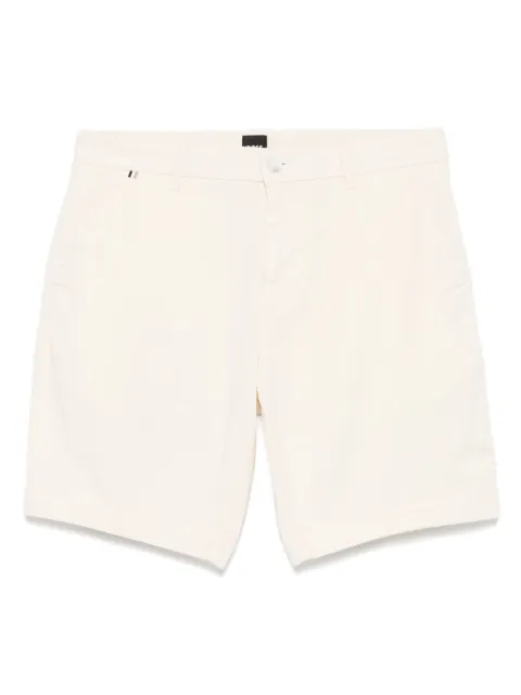 BOSS gabardine chino shorts Neutrals 50540743