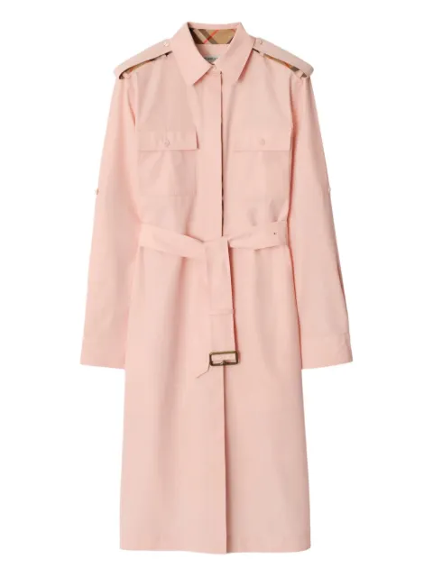 Burberry cotton-poplin shirt dress Pink 8111702