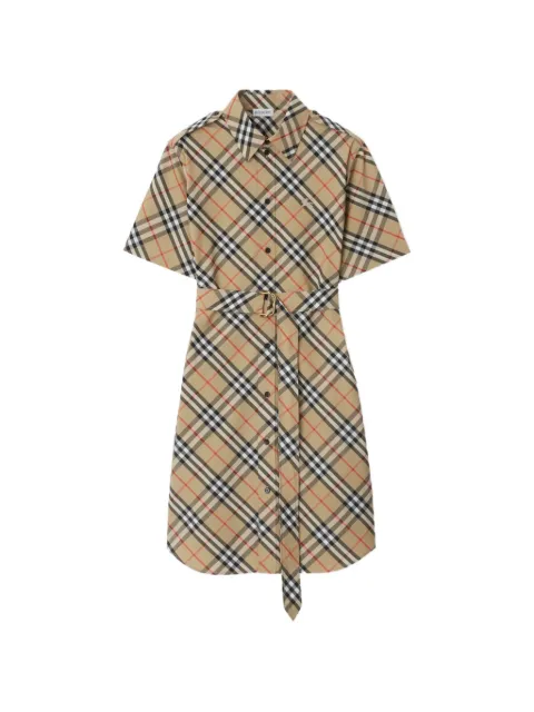 Burberry cotton shirt dress Neutrals 8111701