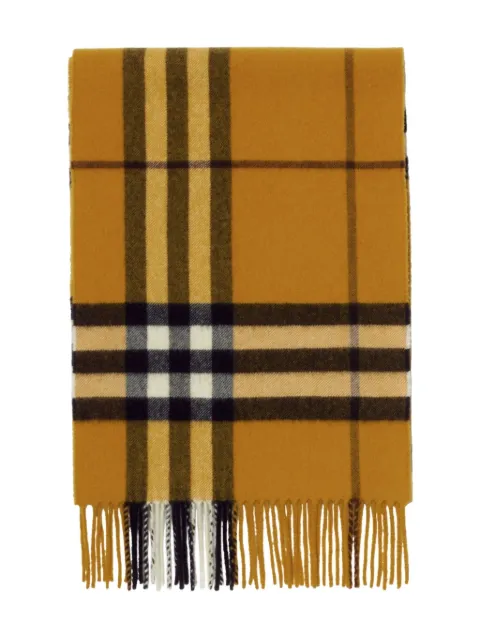 Burberry Check cashmere scarf Brown 8112714