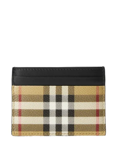 Burberry Check card case Neutrals 8113176