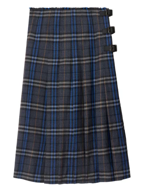 Burberry Check midi skirt Grey 8110429