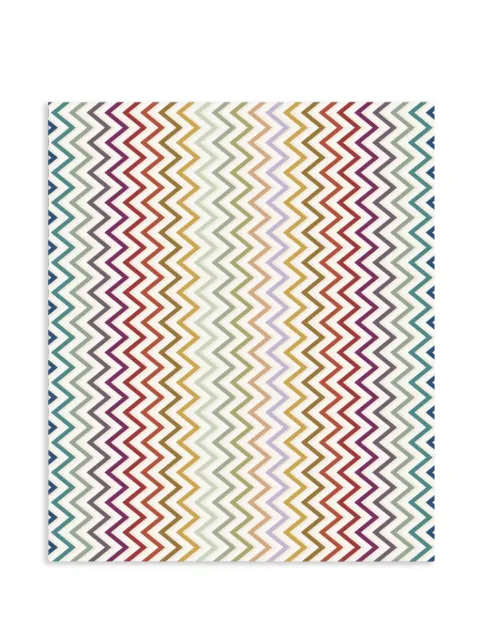 Missoni Home Watamu zigzag-patterned tablecloth White 1E4TV00505