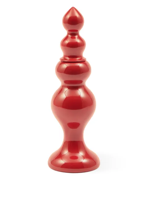 POLSPOTTEN wooden salt and pepper grinder Red 500400004