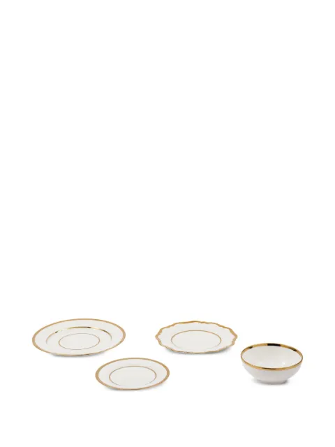 POLSPOTTEN Golden Finds dinnerware set (four-piece-set) White 230400633