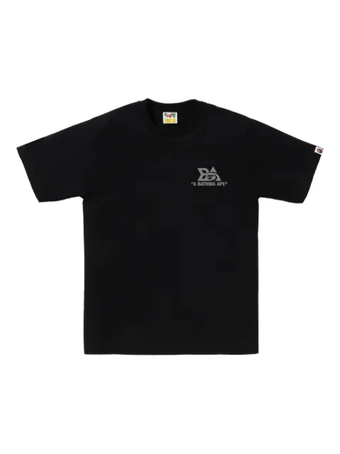 A BATHING APE® graphic-logo T-shirt Black 001TEL301051M