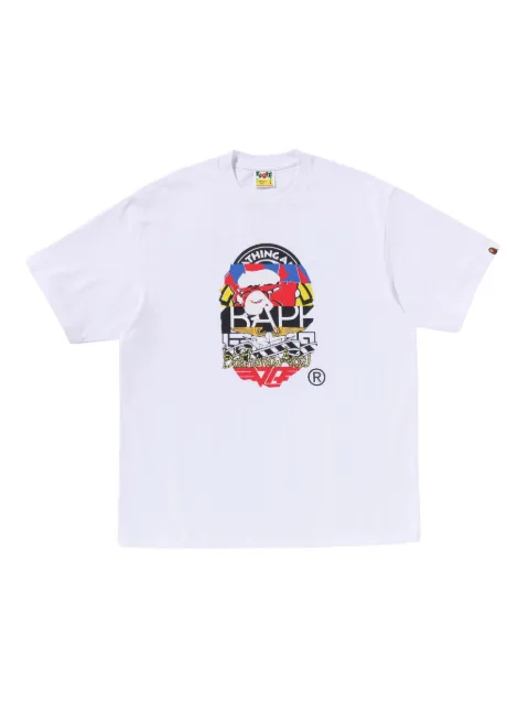 A BATHING APE® graphic-print T-shirt White 001TEL301332M