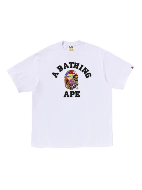 A BATHING APE® graphic-print T-shirt White 001TEL301358M