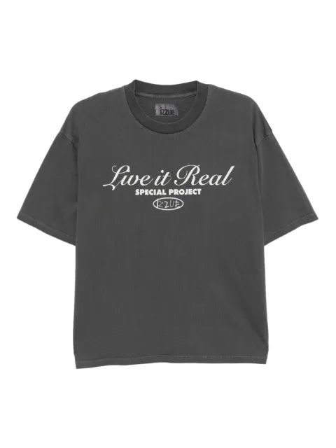 izzue logo-printed t-shirt Grey N1200U5
