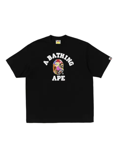 A BATHING APE® graphic-printed T-shirt Black 001TEL301358M