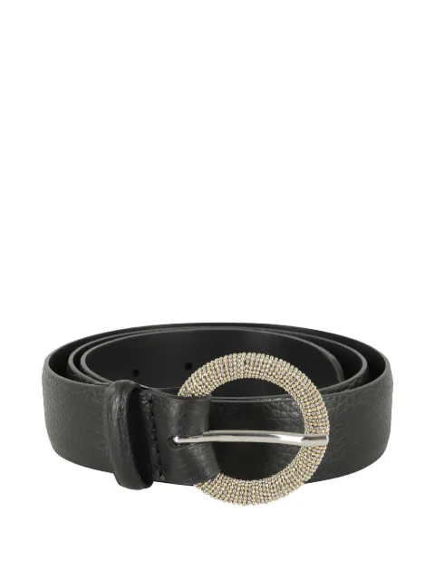 Orciani pebbled leather belt Black D10318SOF
