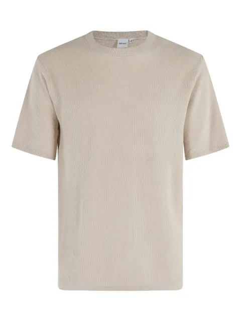 ASPESI knitted cotton T-shirt Neutrals M073L130