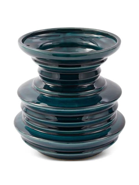 POLSPOTTEN Stacked Plates vase (23cm) Green 240205094