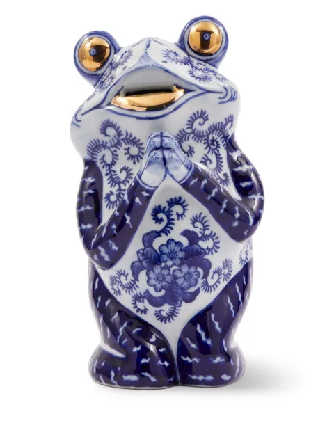 POLSPOTTEN Frog figurine Blue 230300193