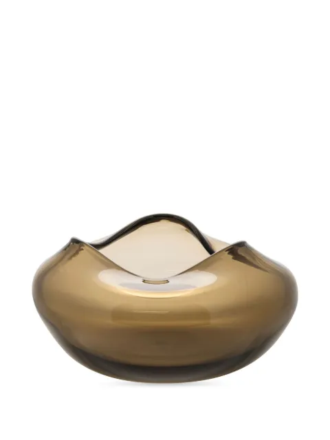 Gardeco Ocean Vidrio sculptured glass vase Neutrals CDO19796