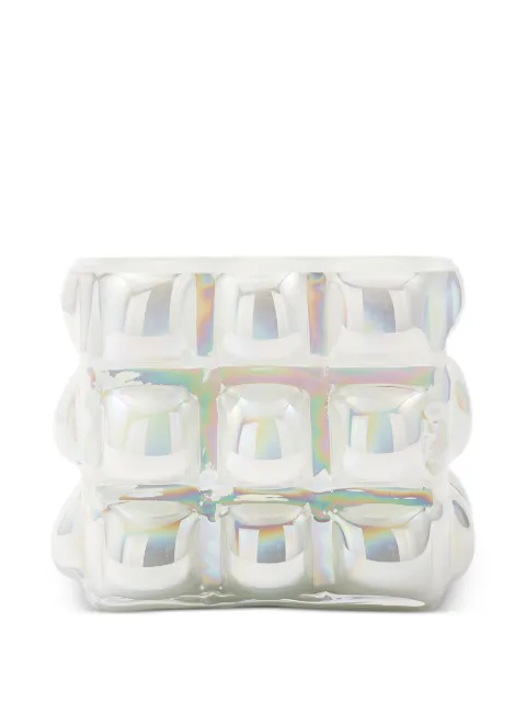 POLSPOTTEN small Bubble iridescent vase (17cm x 24cm x 19cm) White 140205475