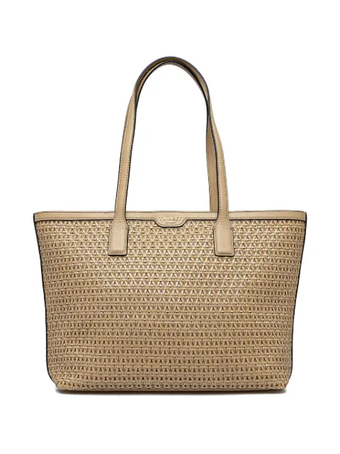 TWINSET woven tote bag Brown 251TD8040