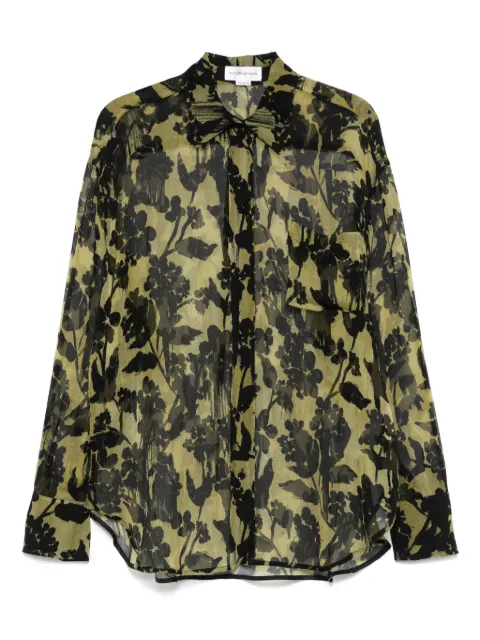 Victoria Beckham silk shirt Green 1225WSH005278G