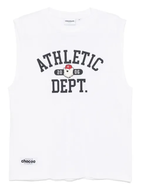 CHOCOOLATE graphic-print vest White VTC1091XU