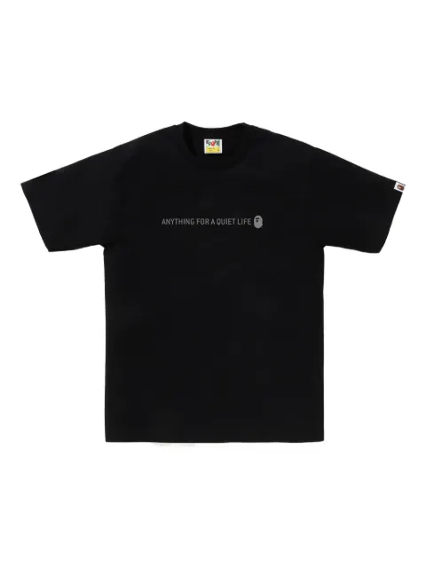 A BATHING APE® graphic-print T-shirt Black 001TEL301050M