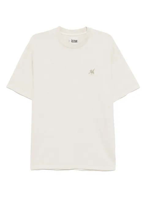 izzue embroidered T-shirt Grey N1199U5
