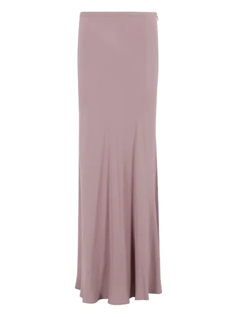 Federica Tosi crepe-de-chine midi skirt Pink 40702412