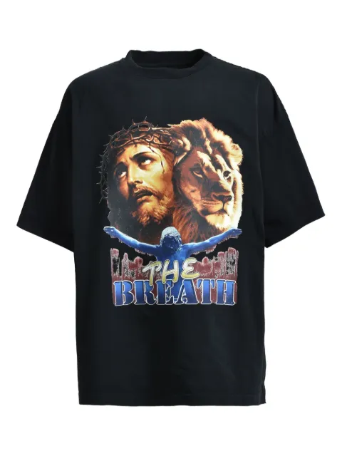 BREATH Zion Logo graphic-print T-shirt Black BR25SSC5014BLK