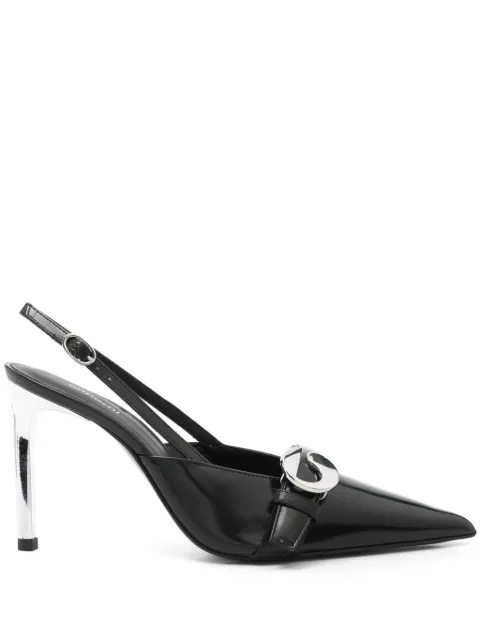 Coperni 95mm slingback heeled pumps Black COPSH82F6052