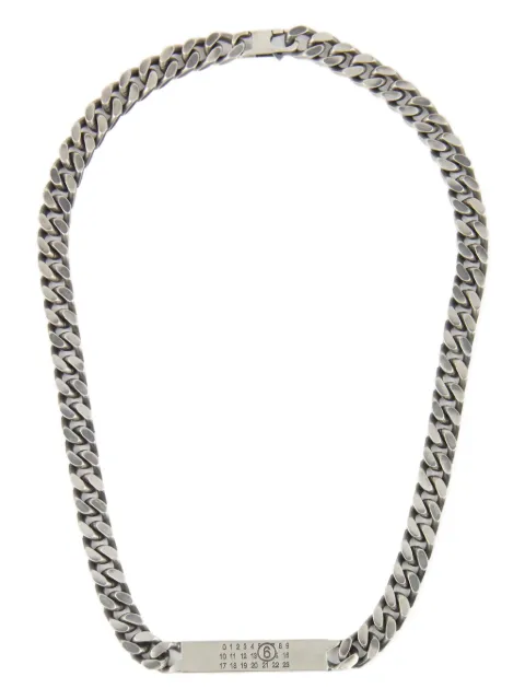 MM6 Maison Margiela logo necklace Silver SM6UU0033SV0235