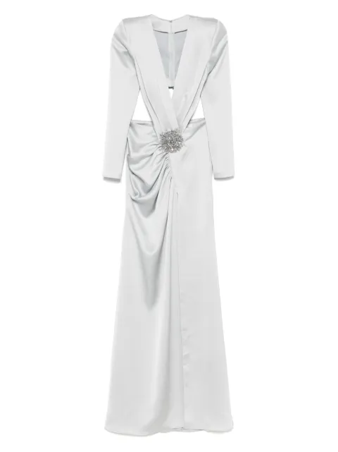 M.Marquise Grace maxi dress Grey GRACESILVER