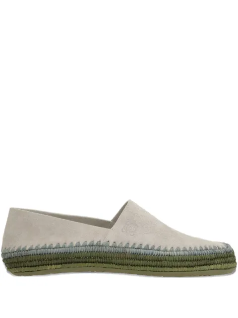 LOEWE leather espadrilles Grey M816283X16