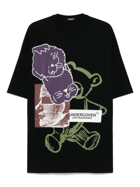 Undercover logo-print T-shirt Black UC1E48933
