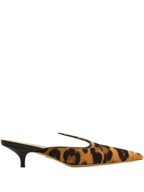 Ferragamo leopard-print mules Brown 781135